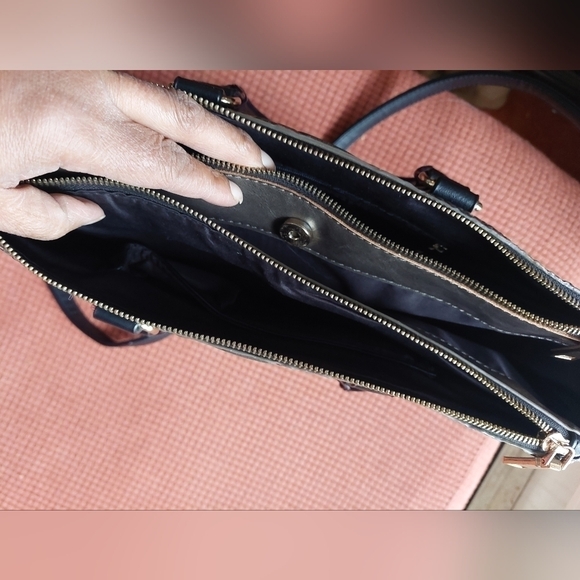 Taupe Large Formed Shell Bag - Picture 3 of 16